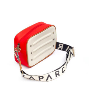 Bandolera Nuba Beige x Rojo