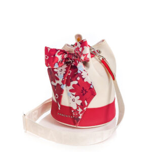 Cartera Vilma Ivory x Cherry